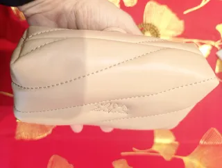 Bolso Pinko Piel Rosa Empolvado