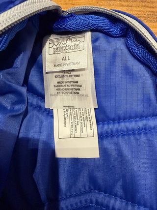 Riñonera Patagonia Azul y Verde