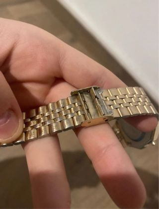 Reloj Bergson Dorado Digital