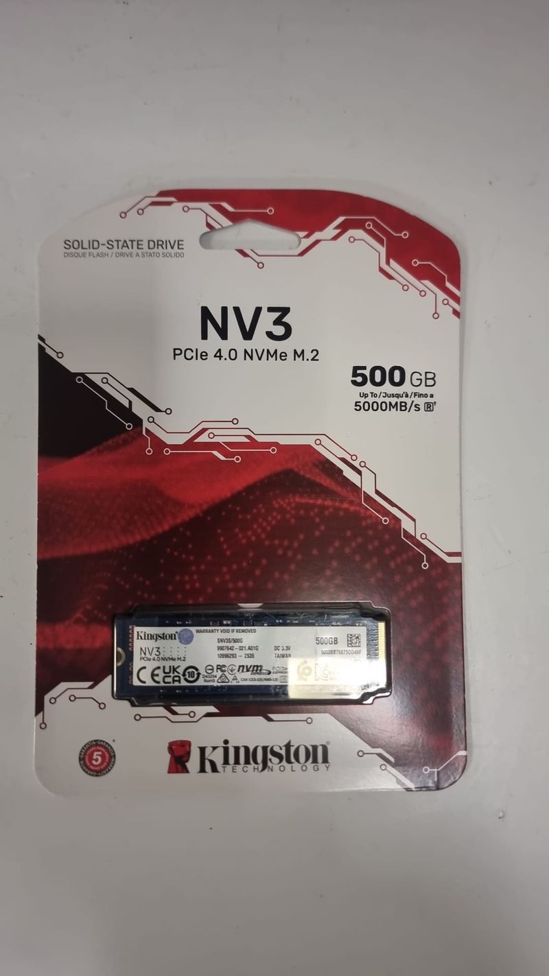 DISCO DURO SSD KINGSTON NV3 500GB 5000MB/S