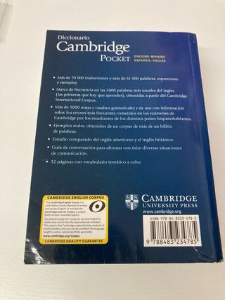 Diccionario Bilingüe Cambridge Spanish-English ...