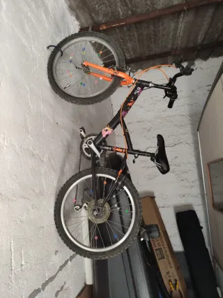 Bicicleta Montaña 20 Naranja/Negra