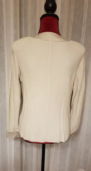Chaqueta punto Devernois beige T40