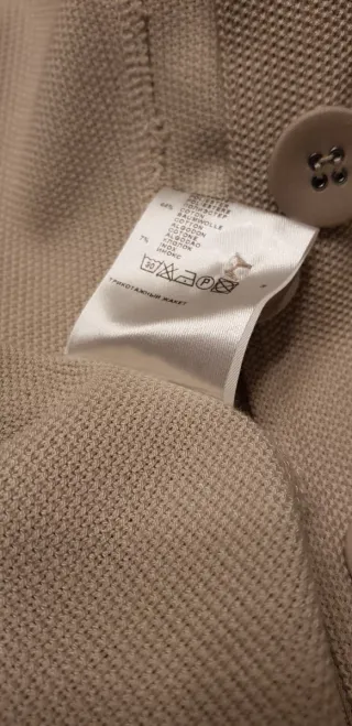 Chaqueta punto Devernois beige T40
