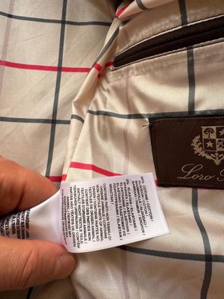 Chaqueta Bomber Loro Piana Hombre XL Marrón