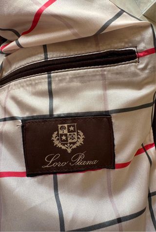 Chaqueta Bomber Loro Piana Hombre XL Marrón