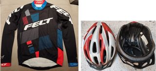 Pack ciclismo maillot y casco