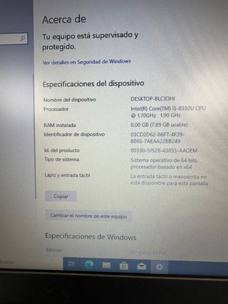 Ordenador Lenovo ThinkPad L480 Negro