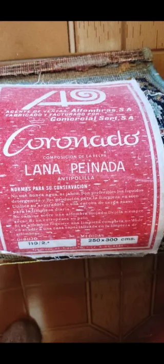 Alfombra Lana Estilo tabriz caza Persa