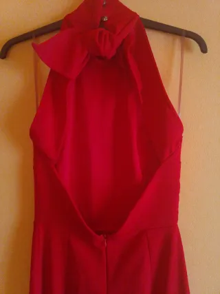 Mono elegante + Chal,rojo talla XS