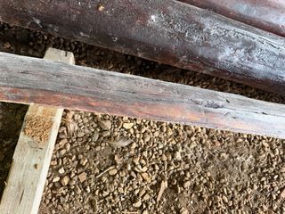 Vigas semircirculares de madera