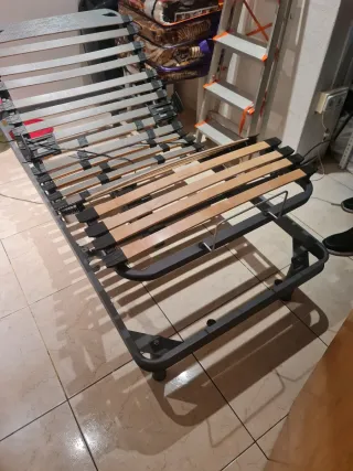 Cama Ortopédica Metálica y Madera