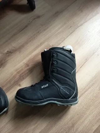Botas de Snowboard Stuf Negras talla 47