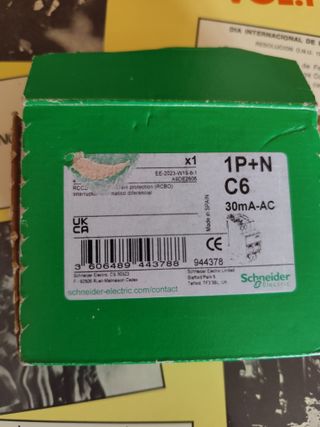 Dpn vigi c6 Diferencial Schneider 1P+N C6