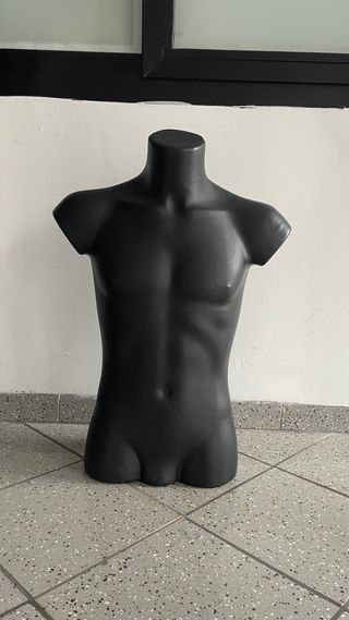 Manichino Busto Uomo Nero