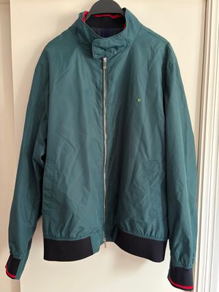 Cazadora impermeable verde Purificacion Garcia