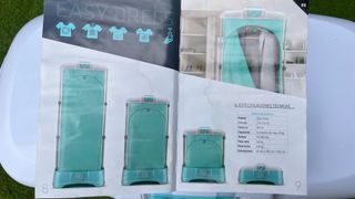 Secadora portátil para 4 camisas