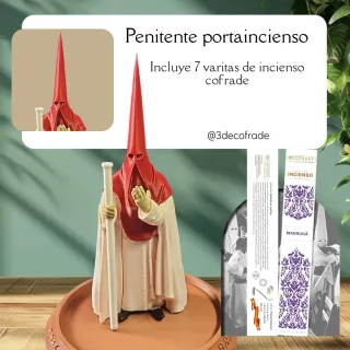 3 Portainciensos Cofrade con 3 paquetes de Varitas
