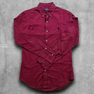 Polo Ralph Lauren Camicia Uomo Slim Fit Rossa