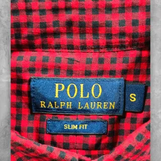 Polo Ralph Lauren Camicia Uomo Slim Fit Rossa