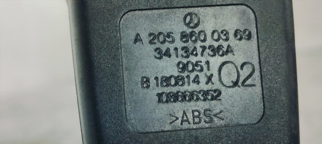 Allacciamento cintura posteriore sinistro per Mercedes-Benz