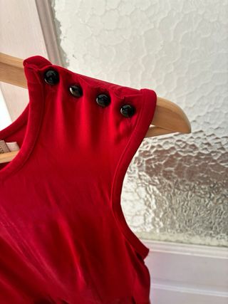 Vestido Seda BDBA Rojo