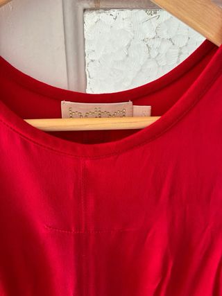 Vestido Seda BDBA Rojo