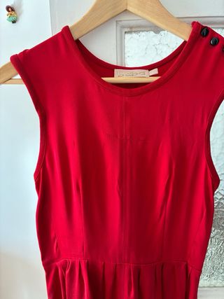 Vestido Seda BDBA Rojo