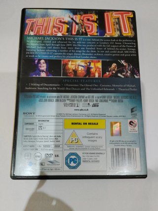 Michael Jackson This Is It DVD