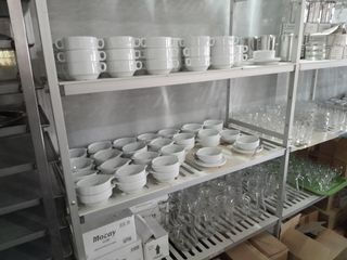 Tazas de consomé de porcelana