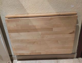 Mesa plegable Ikea Norbo Abedul