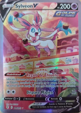 Carta Pokémon Sylveon V 184/203
