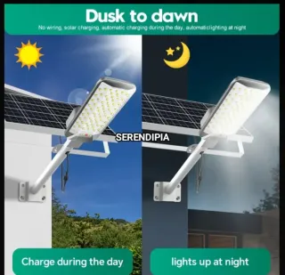 Farola Solar LED con Mando a Distancia