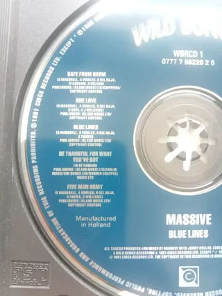 Massive Attack - Blue Lines CD 1991
