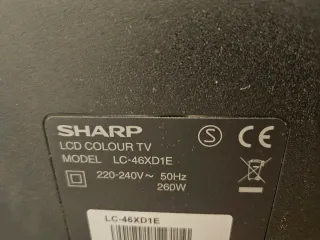 Televisor Sharp Aquos Negro 46 pulgadas