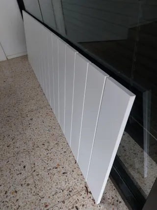 Cabezal de cama blanco