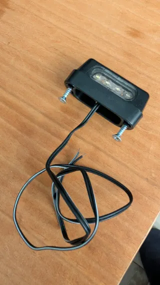 Luz matrícula LED moto