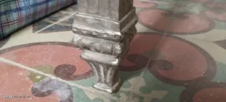 Cabecero y piecero latón cromado años 50