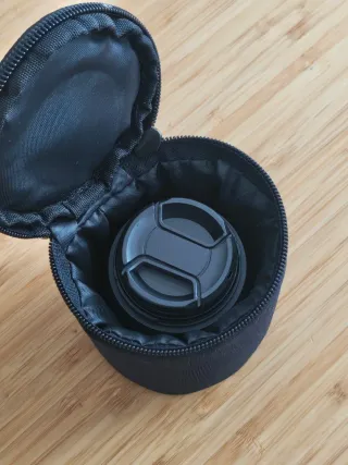 Objetivo Leica 25 1.4 + funda + filtro hoya