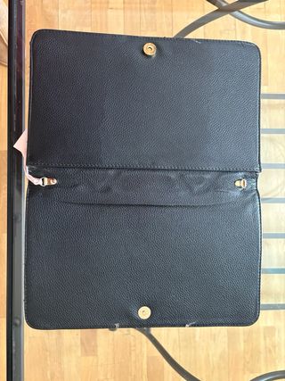 Bolso Clutch Teria Yabar Negro - Nuevo con etiquet