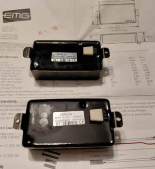 Juego EMG 81 Brushed Black Chrome.