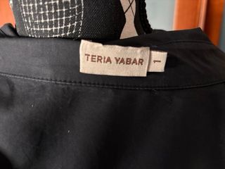 Vestido camisero Teria Yabar negro