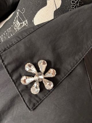 Vestido camisero Teria Yabar negro