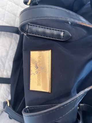 Bimba y Lola Bolso Azul Marino Tres Compartimentos