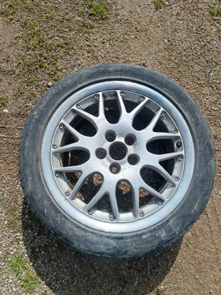 1 Llanta BBS 16 VW 5x100 , neumático 195 55 16