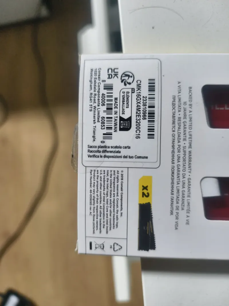 Corsair Vengeance LPX DDR4 16GB (2x8GB) 3200MHz afbeelding 2