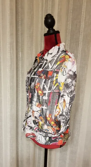 Cazadora Estampada Talla 42