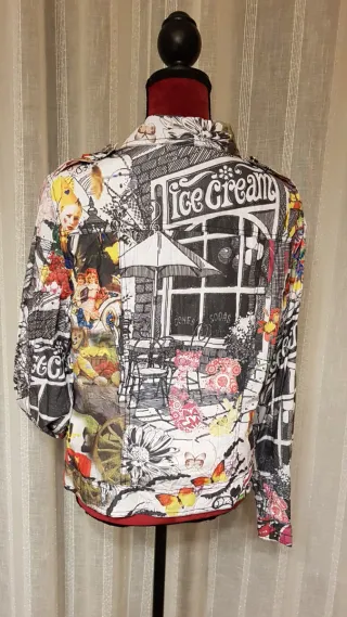 Cazadora Estampada Talla 42