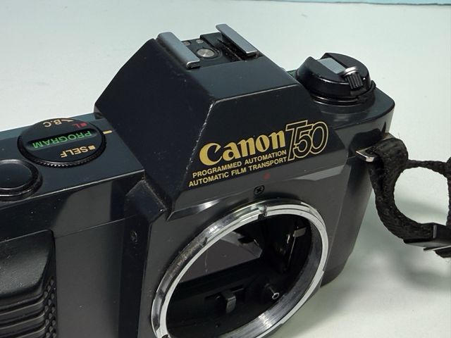 Canon T50 Cámara Analógica Negra