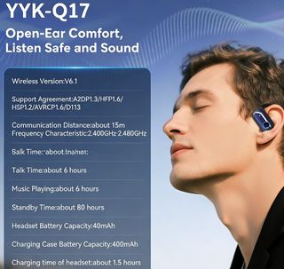 SIN ABRIR 2 Auriculares con Traducción IA Open Ear